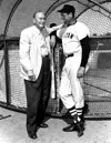 Ty Cobb and Ted Williams
